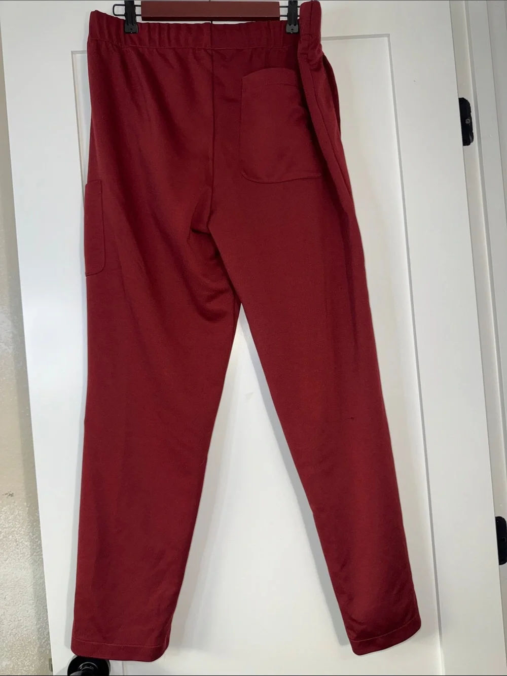 PLAYBOY by Pacsun Burgundy Jogger Pants with Bunny Patch Sz Large waist 17”
